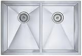 Blanco 512-748 BlancoPrecision Double Bowl Kitchen Sink, Stainless Steel