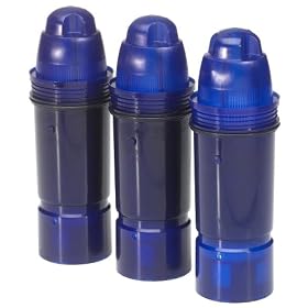 PUR CRF-950Z 2-Stage Water Pitcher Replacement Filter, 3-Pack