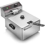 Cuisinairre Single Stainless Steel Deep Fryer - 6 Liter