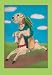 Buyenlarge - Dog on a Hobby Horse 12x18 Giclee on canvas