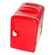RED MINI FRIDGE COOLER WARMER FOR CAR, OFFICE, HOME
