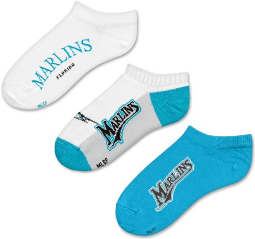 Florida Marlins Athletic 3-Pair Sock Pack