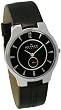 Skagen Casual Strap Steel Black Leather Mens Watch 433LSLB