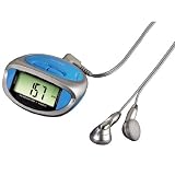 Hama Pedometer Schrittzähler PM-Radio, blau, 60 x 50 x 30 mm