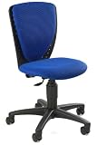 TOPSTAR 70570BB60 Kinder-Drehstuhl High S'cool Bezugsstoff blau