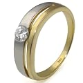 Goldmaid Damen-Ring 333 GelbgoldBicolor Zirkonia 4 mm Gr. 56 Zi R578GW
