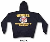 Firefighter - HEROES Available In Regular Or Extra Crispy Men's Hoodie Sweat Shirt Small thru 4XL