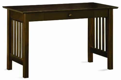 Atlantic Furniture Mission Writing Desk, Antique Walnut