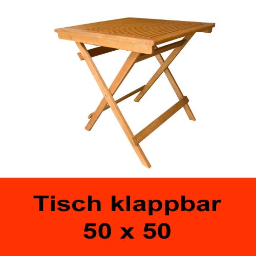 Balkontisch- Tisch ASTI 5050 -Klapptisch-Gartentisch- Holztisch Eukalyptus