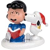 Department 56 Peanuts Village Snoopy's Christmas Kiss Village Accessory, 1.38-Inch