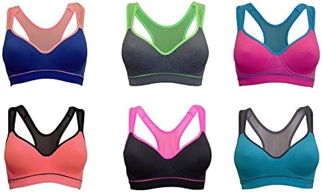 Women's Mesh-Back Sports Bras (6-Pack) (36D)