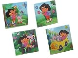 Canvas Print 35cm X 35cm 4/Set - Dora The Explorer (D50204E)