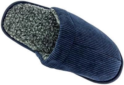 Men's Corduroy Slippers with Sherpa Lining