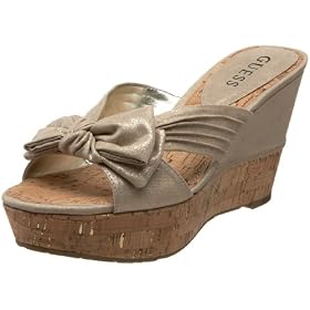 Guess Womens Partis2 Wedge Sandal