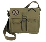 Ammo Shoulder Bag W/Military Patches