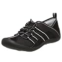 Privo Women's Khloe Flat,Black,5 M