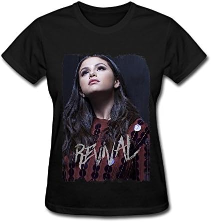 Design Selena Gomez Revival Tour Poster T-shirts For Women Black