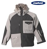 MISTRAL スノボージャケット （ブラック×ライトグレー） （3L 5L 7L）の画像