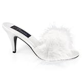 Pleaser - AMOUR-03, 3" Classic Marabou Slipper