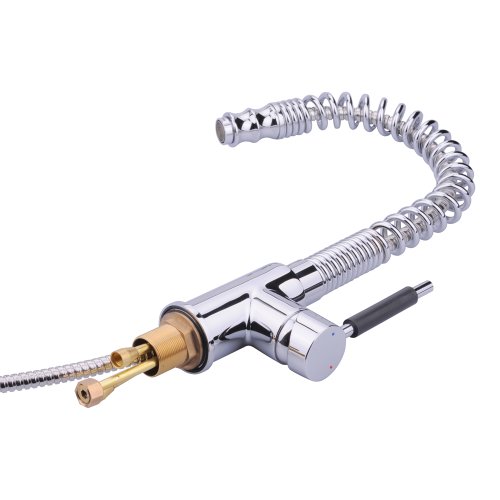 Contemporary Waterfall Kitchen Sink Faucet Chrome Finish