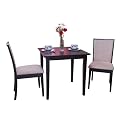 3pc Quebec Dining Set - Black