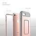 iPhone 7 Case, YOUMAKER Full-body Rugged Belt Clip Holster Case with Built-in Screen Protector for Apple iPhone 7 (2016) 4.7 inch - Rose Gold/Gray