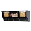 Prepac Black Entryway Shelf