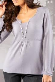 Per Una V-Neck Long Sleeve Knitted Top [T62-2296G-S]