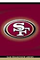 San Francisco 49ers logo POSTER Forty-Niners RARE NFL - 24" x 36"