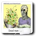 Londons Times Funny Food Coffee other Digestibles - Dead Man Wokking - Mouse Pads