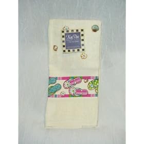 Kaydee Designs Flip Flops Kitchen Towel by Kay Dee