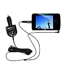 2 in 1 FM Transmitter and Car Charger for the Philips GoGear SA6185/37 - Gomadic Brand w/ TipExchange Technology