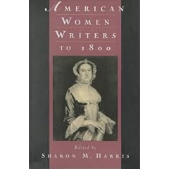 American Women Writers to 1800