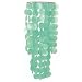 Turquoise Capiz Chandelier Light - Fair Trade Product