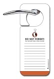 Produkt-Bild: DO NOT FORGET - Klinken-Notizblock