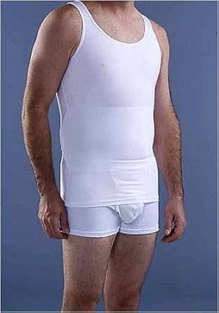 Mens Compression Body Shirt Girdle Gynecomastia Shirt