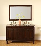 Bourbon Street (double) 55-Inch Bathroom Vanity w Mirror Option
