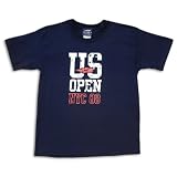 US Open 2008 YOUTH Stacked Logo Tee - Navy