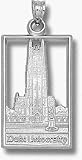 Duke Blue Devils Chapel Pendant - Sterling Silver Jewelry