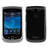 GTMax Transparent Clear Snap On Crystal Cover Case for Blackberry Torch 980 ....