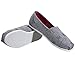 TOMS Classic Grey Canvas Embroidered Women's
