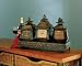 Wine Label Design Set of Three Covered Boxes With Tray From CBK Home