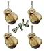 Shepherd 4 Pack Ball Casters w/ Sockets, 2 5/8