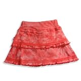Wild Mango - Girls Knit Tie Dye Skirt, Coral