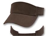 Blank Brown Adjustable Visor