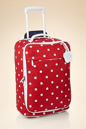 Girls' Polka Dot Upright Trolley Bag - Small
