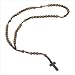 Necklaces Earthtone Beaded Rosary