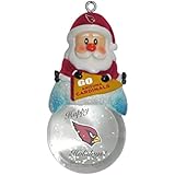 NFL Snow Globe Ornament