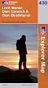 Loch Monar, Glen Cannich and Glen Strathfarrar (OS Explorer Map Series)