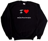 I Love Heart United Arab Emirates Black Sweatshirt